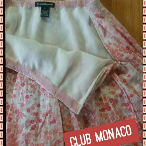 Club Monaco Floral Skirt - Picture 3 of 4